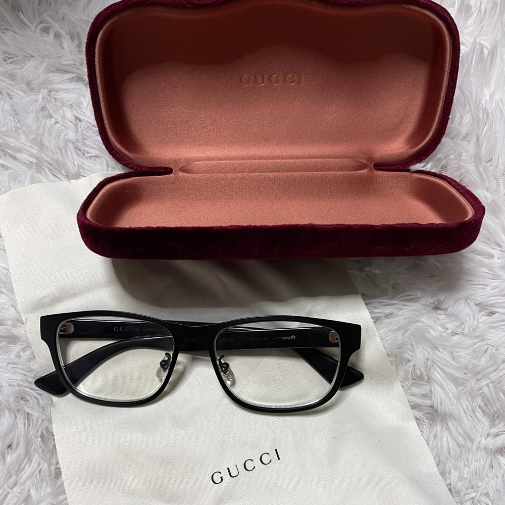 Women’s Pre-owned Gucci Prescription Glasses Black With Case